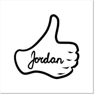 Men name Jordan Posters and Art